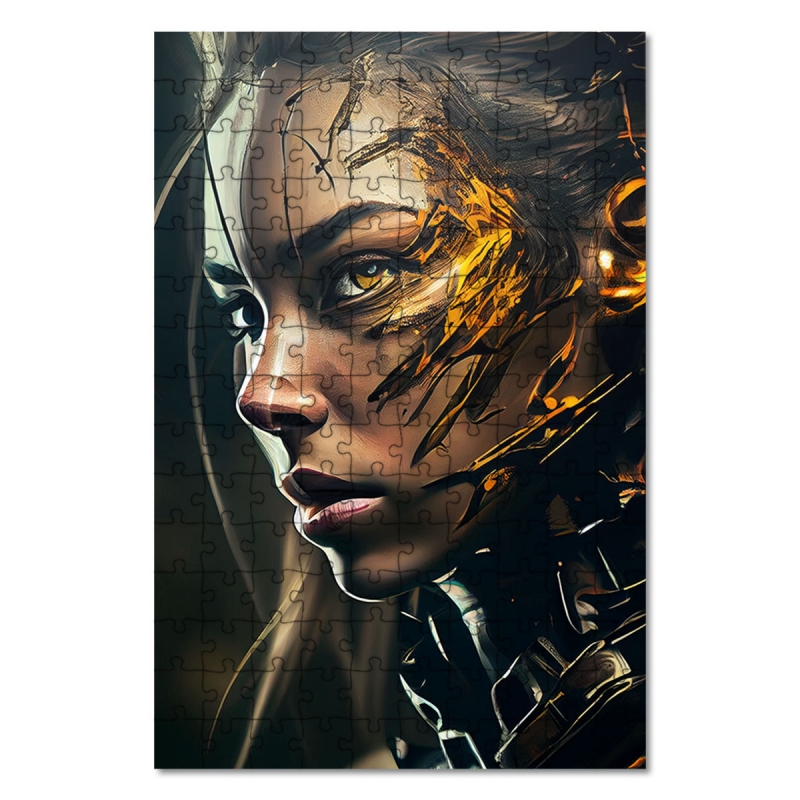 Dřevěné puzzle Olejomalba - Infekce