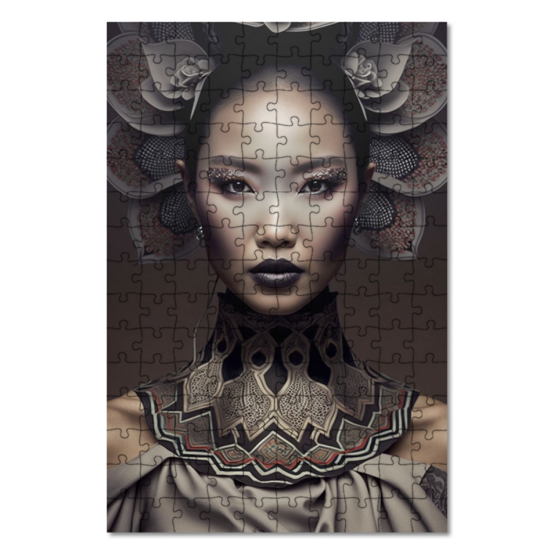 Dřevěné puzzle Asijská Móda 2