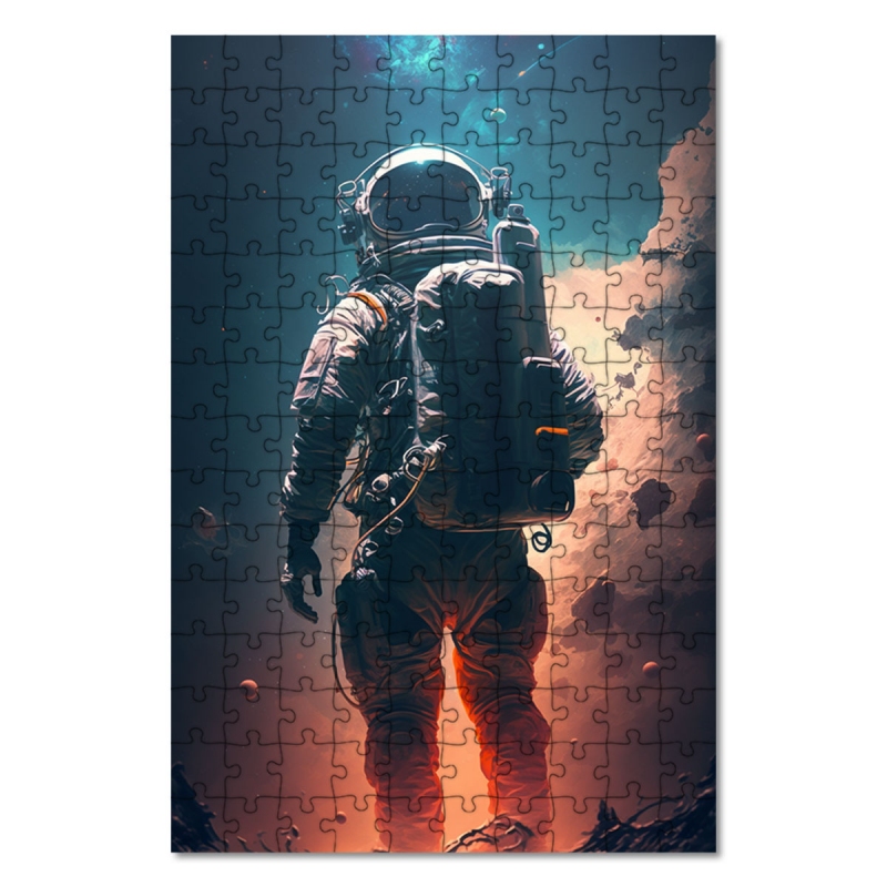 Dřevěné puzzle Vesmírný badatel 2