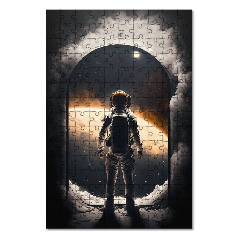 Dřevěné puzzle Brána do vesmíru 2