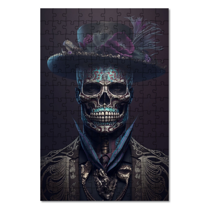 Dřevěné puzzle Pan Smrt