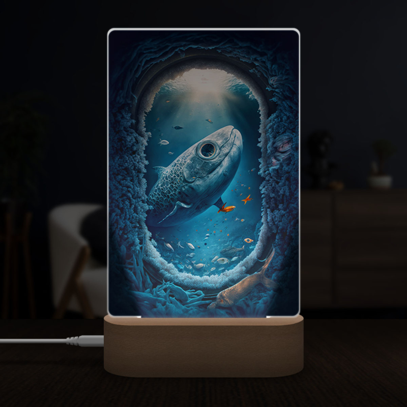 Lampa Pohled z vraku lodi