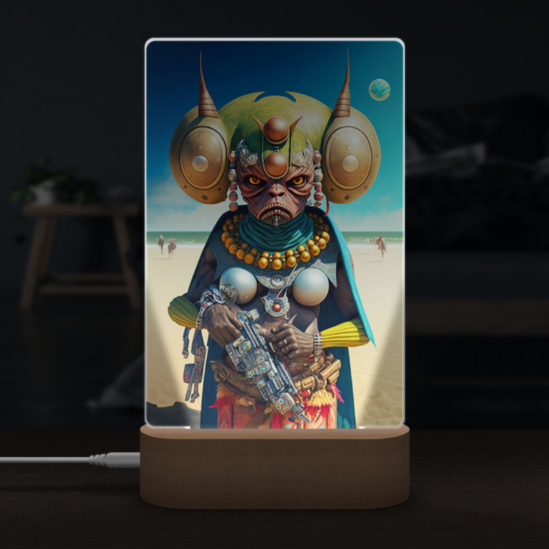 Lampa Fantasy vesmírný bojovník