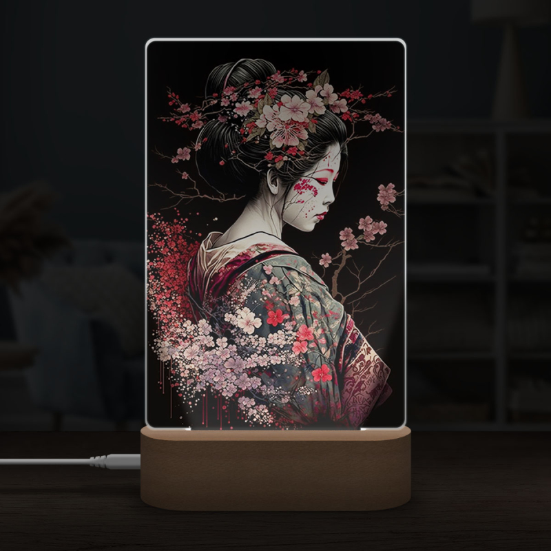 Lampa Japonská žena 1