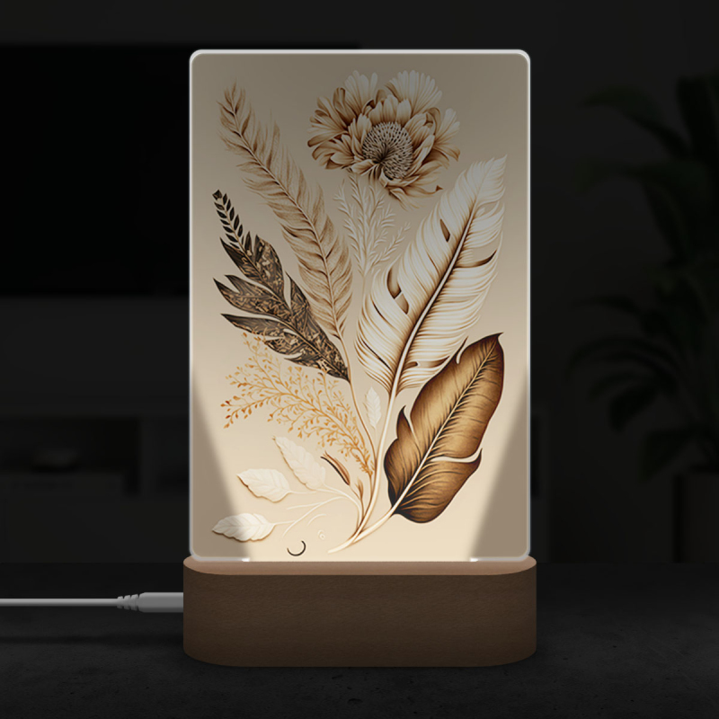 Lampa Květinová koláž
