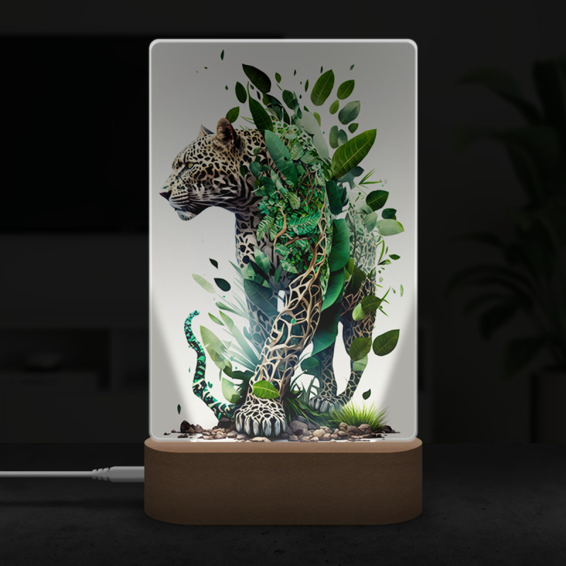 Lampa Přírodní leopard