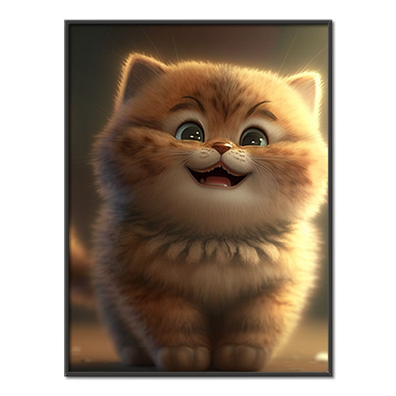 Roztomilá animovaná kočka 3