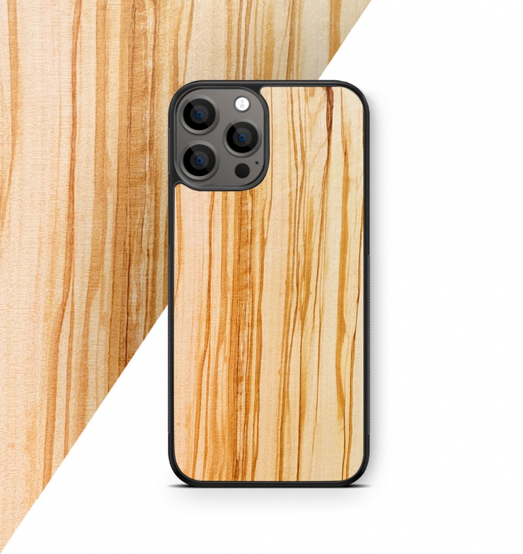 Kryt na mobil s dřevěnou dýhou Oliva