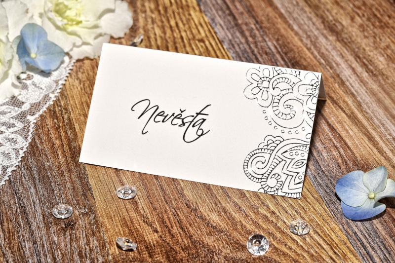Svatební jmenovka FO1238jm