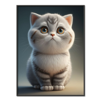Americká krátkosrstá kočka animovaná