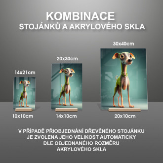 Italský chrtík animovaný