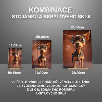 Miniaturní pinč animovaný