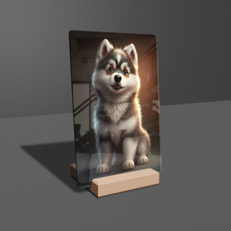 Sibiřský husky animovaný