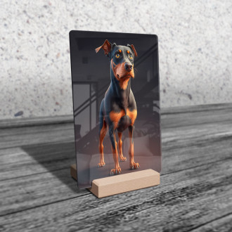 Doberman Pinscher animovaný