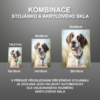Ohař akvarel