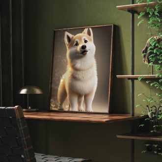 Norský buhund animovaný