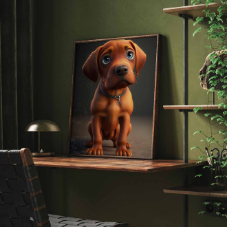 Rhodéský ridgeback animovaný
