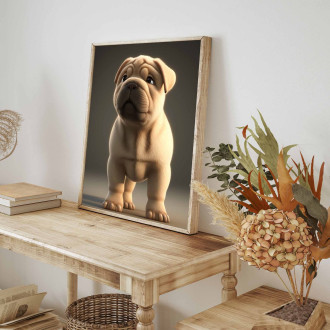 Čínský Shar-Pei animovaný