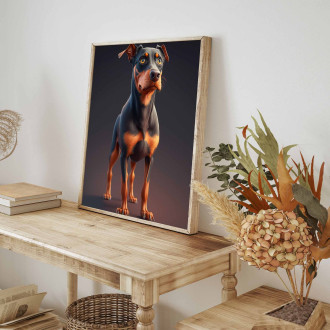 Doberman Pinscher animovaný