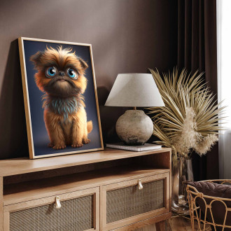 Brussels Griffon animovaný