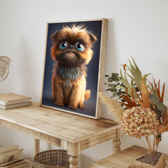 Brussels Griffon animovaný