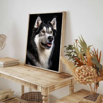Sibiřský husky realistic