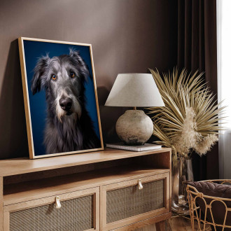 Skotský deerhound realistic