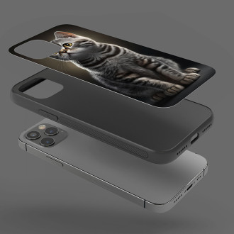 Americká krátkosrstá kočka akvarel