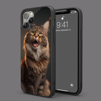 Mainská mývalí kočka akvarel