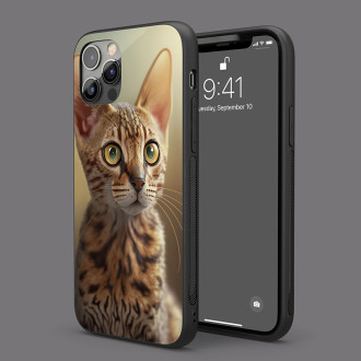 Ocicat kočka akvarel