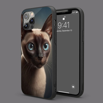 Tonkinská kočka akvarel