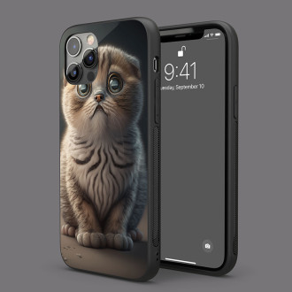 Skotská klapouchá kočka akvarel