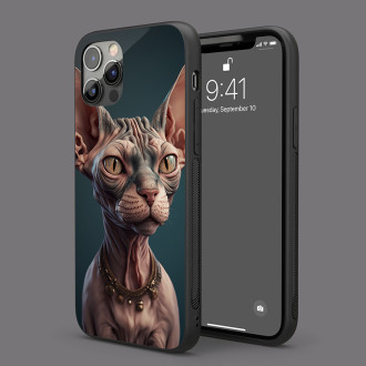 Sphynx kočka akvarel