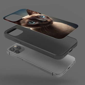 Tonkinská kočka akvarel