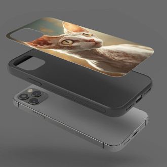 Cornish Rex kočka akvarel