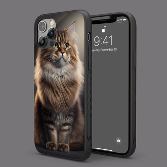 Sibiřská kočka akvarel