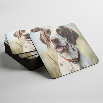 Podtácky Ohař akvarel