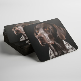 Podtácky Německý ohař krátkosrstý realistic