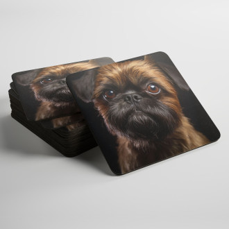 Podtácky Brussels Griffon realistic