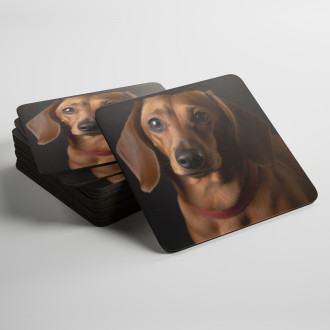 Podtácky Jezevčík realistic