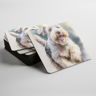 Podtácky Sealyhamský teriér akvarel