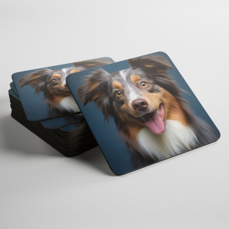 Podtácky Miniaturní americký ovčák realistic