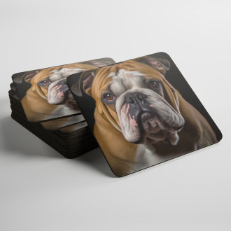 Podtácky Buldok realistic