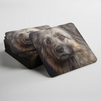 Podtácky Pyrenejský ovčák realistic