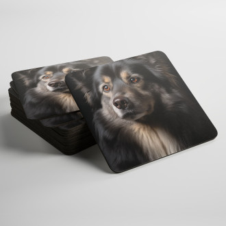 Podtácky Finský Lapphund realistic