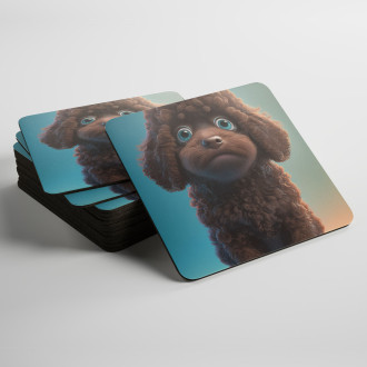 Podtácky Irský vodní španěl animovaný