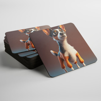 Podtácky Krysí teriér animovaný