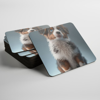 Podtácky Miniaturní americký ovčák animovaný