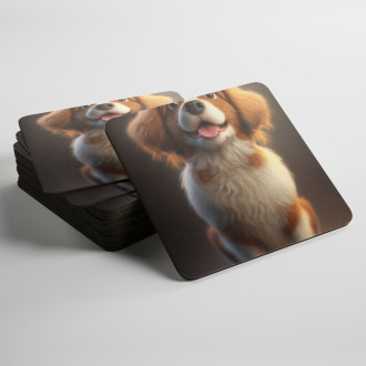 Podtácky Holandský Kooikerhondje animovaný