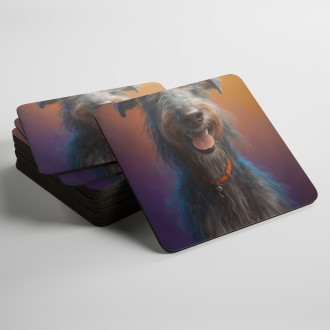 Podtácky Skotský deerhound animovaný